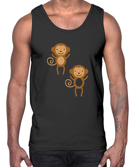 Little_monkeys_MF_5814- monkey- Cotton Tank