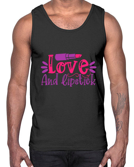 Love And Lipstick Style 225#-makeup Cotton Tank