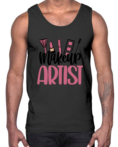 Makeup Artist Style 52#-makeup Cotton Tank