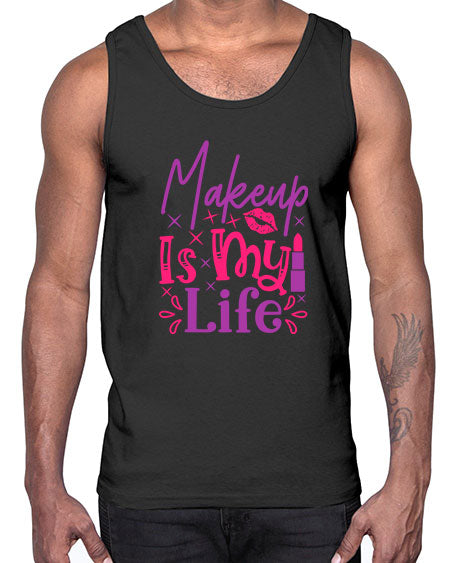 Makeup Is My Life Style 224#-makeup Cotton Tank