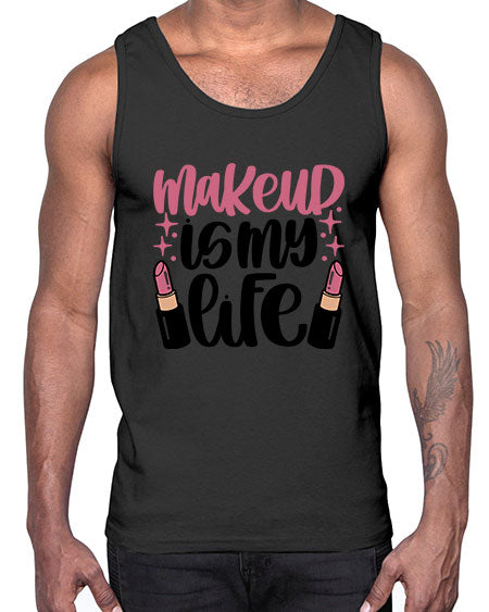 Makeup Is My Life Style 44#-makeup Cotton Tank