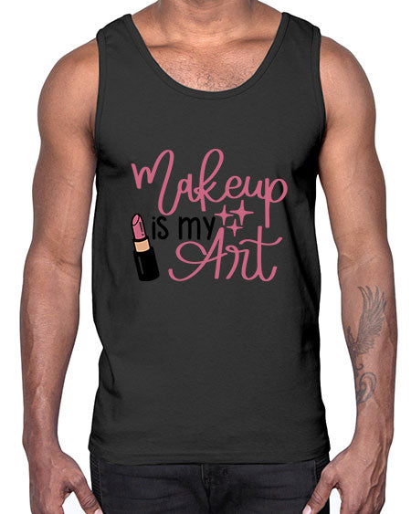 Makeup is my Art Style 47#-makeup Cotton Tank
