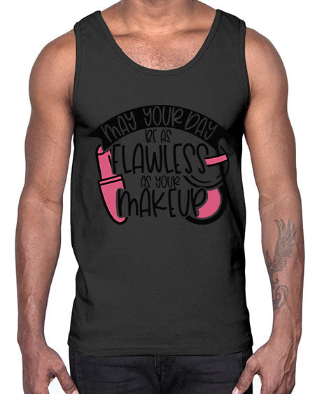 May Your Day Be As Flawless As Your Makeup Style 38#-makeup Cotton Tank