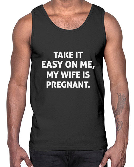 Menstakeiteasyonmemywifeispregnant1095#- doubla- Cotton Tank