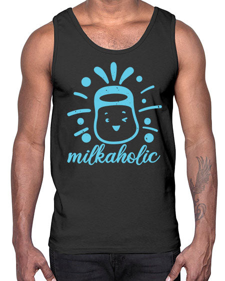 Milkaholic Style 155#- baby shower- Cotton Tank