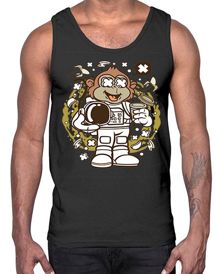 Monkey Astronaut- monkey- Cotton Tank