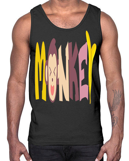 Monkey Banana 11#- monkey- Cotton Tank