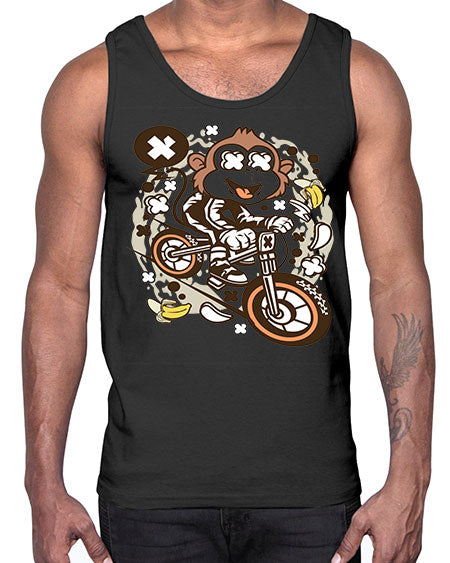 Monkey Downhill- monkey- Cotton Tank