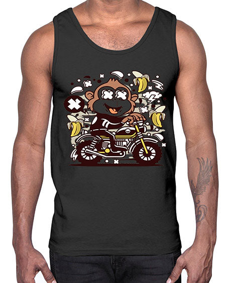 Monkey Motocrosser- monkey- Cotton Tank