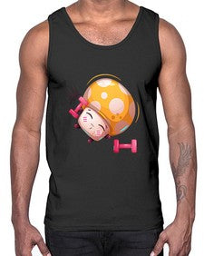 Mushroom 190#- cartoon food- Cotton Tank
