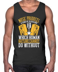 Music produces a kind of pleasure which human nature cannot do without 36#- dance2- Cotton Tank