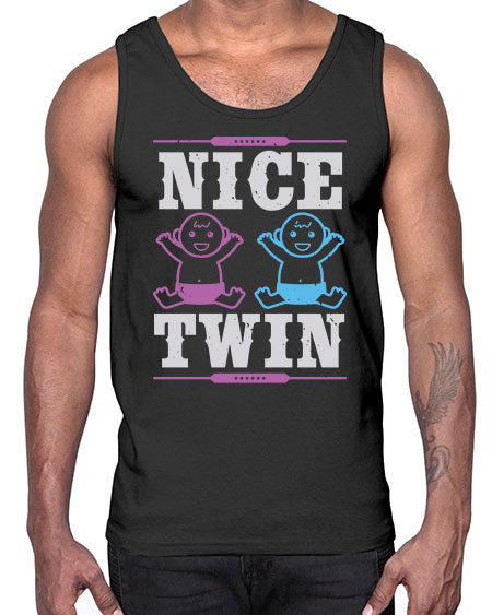 Nice Twin Style 167#- baby shower- Cotton Tank