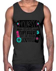 Nurse Because Superhero Isnt An Official Jobtitle Style Style 1149#- nurse- Cotton Tank