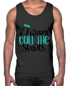 Nurses Call The Shots Style Style 1236#- nurse- Cotton Tank