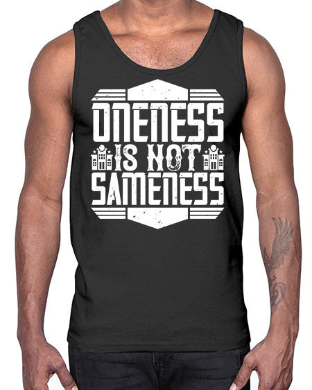 Oneness is not sameness Style 336#- architect- Cotton Tank