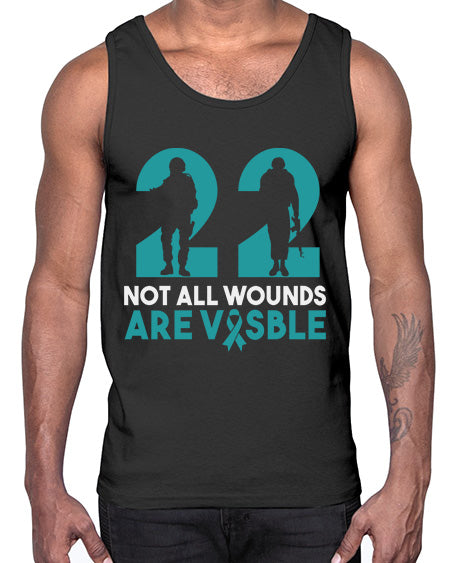 PTSD Awareness Month Support 10#- PTSD- Cotton Tank