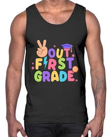Peace Out first Grade Peace 625#- first grade- Cotton Tank