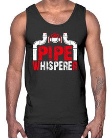 Pipe whisperer1317#- plumber- Cotton Tank