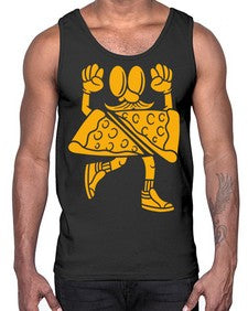 Pizza champ 202#- cartoon food- Cotton Tank