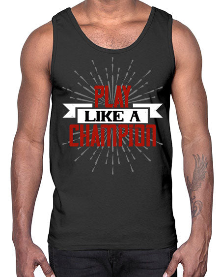 Play like a champion 1942#- badminton- Cotton Tank