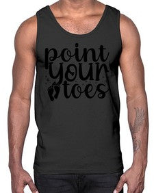 Point your toes 172#- ballet- Cotton Tank