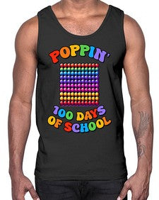 Poppin my way through 650#- one hundred days- Cotton Tank