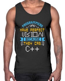 Programmers have perfect vision 18#- computer- Cotton Tank