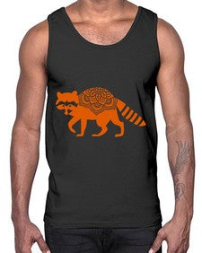 RacoonMandala 1010#- mandala- Cotton Tank