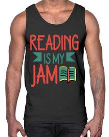 Reading is my jam 702#- librarian- Cotton Tank