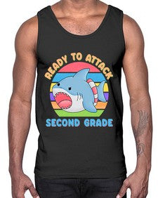 Ready to Attack second Grade 714#- second grade- Cotton Tank