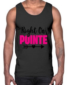 Right on pointe 180#- ballet- Cotton Tank