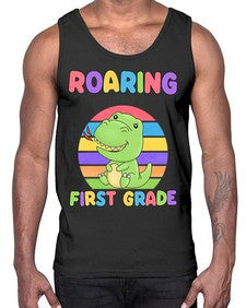 Roaring to first Grade Trex 768#- first grade- Cotton Tank