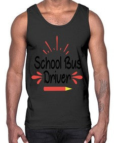 School Bus Driver 793#- graduation- Cotton Tank