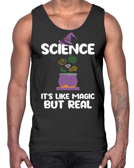 ScienceItsLikeMagicButScientistSkinite Scientist Skinite 48#- general science- Cotton Tank