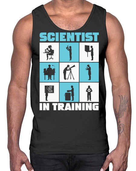 ScientistInTrainingScienceScientistSkinite Scientist Skinite 40#- general science- Cotton Tank