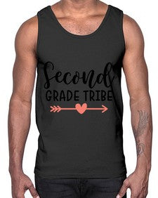 Second Grade Tribe 837#- second grade- Cotton Tank