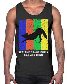 Set the Stage 515#- yoga- Cotton Tank