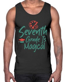 Seventh Grade Is Magical 869#- seventh grade- Cotton Tank