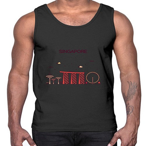 Singapoure 1848#- cities- Cotton Tank