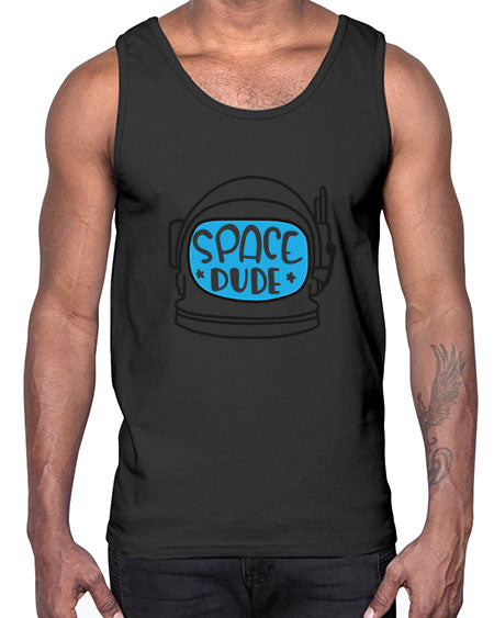 Spacedude 12#- space- Cotton Tank