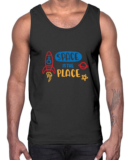 Spaceistheplace 11#- space- Cotton Tank