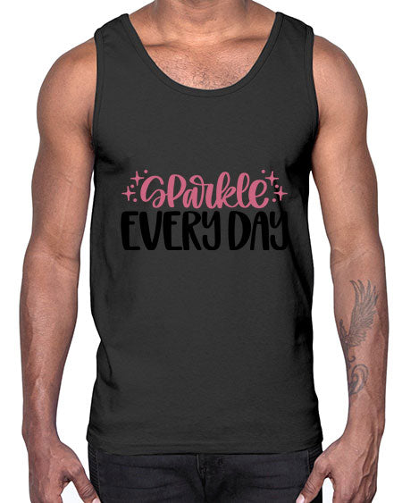 Sparkle Every Day Style 21#-makeup Cotton Tank