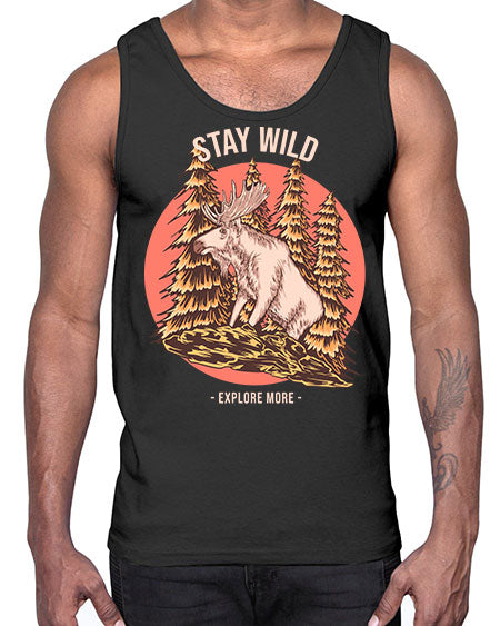 Stay Wild 16#- nature- Cotton Tank