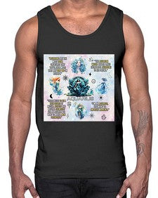 Straight Aquarius 468#- aquarius- Cotton Tank