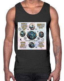 Straight Saggitarius 476#- sagittarius- Cotton Tank