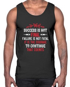 Success is not final Failure is not fatal Style 1429#- nurse- Cotton Tank