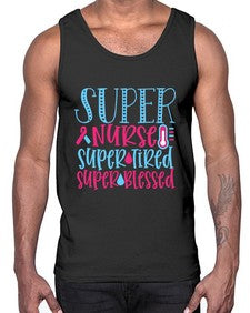 Super Nurse Super Tired Style 1434#- nurse- Cotton Tank