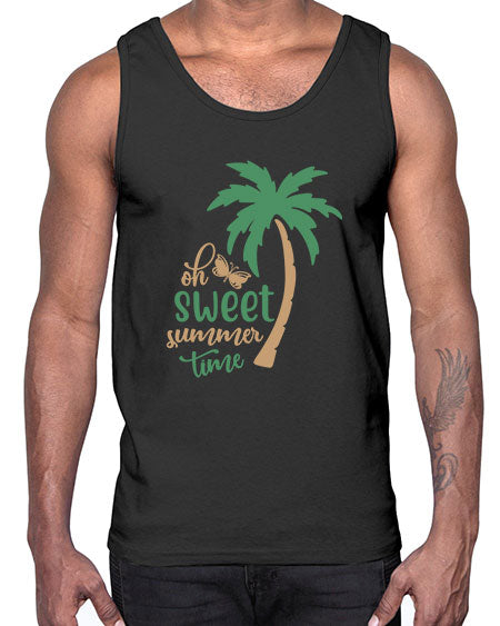 Sweet summer time 7#- summer- Cotton Tank
