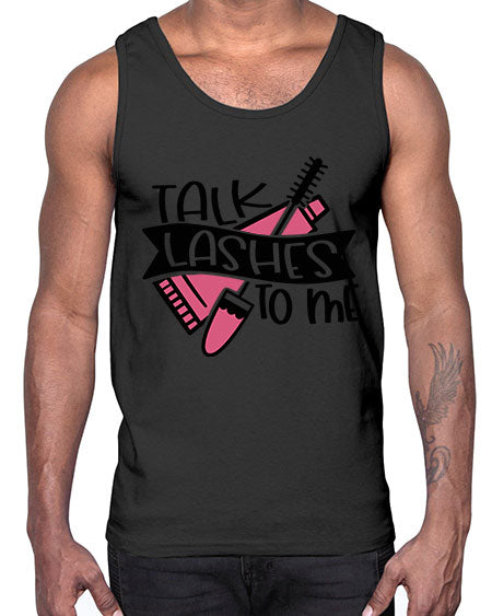 Talk Lashes To Me Style 17#-makeup Cotton Tank