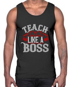 Teach like a boss Style 1440#- teacher- Cotton Tank